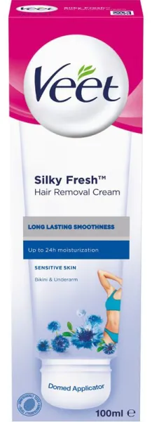 Veet Silky Fresh Hair Removal Cream 100 ml - Sensitive Skin